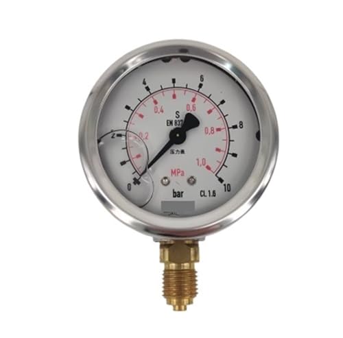 Differential Pressure Gauge EN837-1 213.53.063 0...10 Bar/0...1Mpa Radial 63mm G1/4 Transmitter For Factory Measurements, Industrial Applications, Etc von HEXEH
