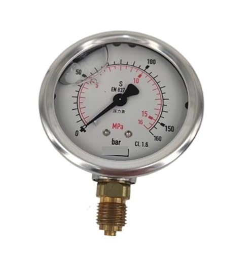 Differential Pressure Gauge EN837-1 213.53.063 0...160 Bar/0...16Mpa 63mm G1/4 Radial Transmitter For Factory Measurements, Industrial Applications, Etc von HEXEH