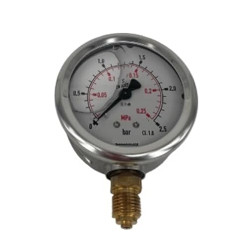 Differential Pressure Gauge EN837-1 213.53.063 0...2.5 Bar/0...0.25Mpa 63mm G1/4 Radial Transmitter For Factory Measurements, Industrial Applications, Etc von HEXEH