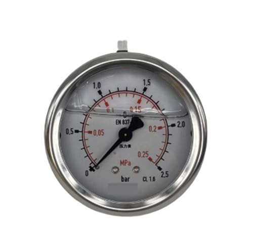 Differential Pressure Gauge EN837-1 213.53.063 0...2.5 Bar/0...0.25Mpa Axial 63mm G1/4 Transmitter For Factory Measurements, Industrial Applications, Etc von HEXEH
