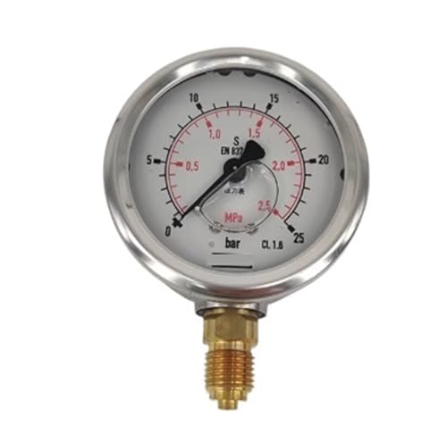 Differential Pressure Gauge EN837-1 213.53.063 0...25 Bar /0...2.5Mpa Radial 63mm G1/4 Transmitter For Factory Measurements, Industrial Applications, Etc von HEXEH