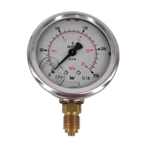 Differential Pressure Gauge EN837-1 213.53.063 0...250 Bar /0...25Mpa Radial 63mm G1/4 Transmitter For Factory Measurements, Industrial Applications, Etc von HEXEH
