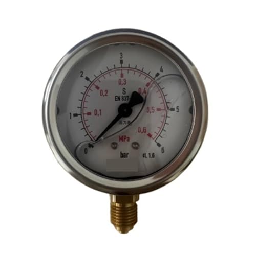 Differential Pressure Gauge EN837-1 213.53.063 0...6 Bar/0...0.6Mpa Radial 63mm G1/4 Transmitter For Factory Measurements, Industrial Applications, Etc von HEXEH