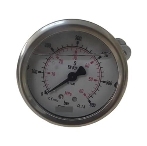 Differential Pressure Gauge EN837-1 213.53.063 0...600 Bar /0...60Mpa Axial 63mm G1/4 Transmitter For Factory Measurements, Industrial Applications, Etc von HEXEH