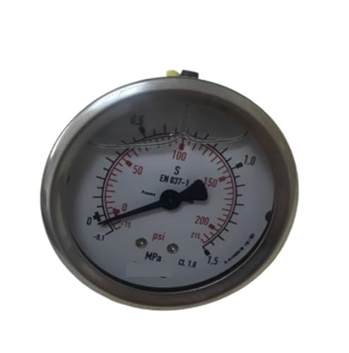 Differential Pressure Gauge EN837-1 213.53.063-1...+15 Bar/-0.1...+1.5Mpa Axial 63mm G1/4 Transmitter For Factory Measurements, Industrial Applications, Etc von HEXEH