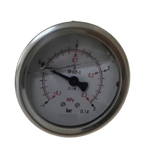 Differential Pressure Gauge EN837-1 213.53.063-1...+3 Bar/-0.1...+0.3Mpa Axial 63mm G1/4 Transmitter For Factory Measurements, Industrial Applications, Etc von HEXEH
