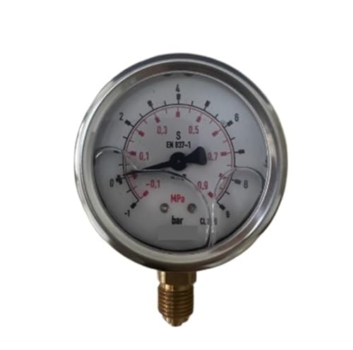 Differential Pressure Gauge EN837-1 213.53.063-1...+9 Bar/-0.1...+0.9Mpa 63mm G1/4 Radial Transmitter For Factory Measurements, Industrial Applications, Etc von HEXEH