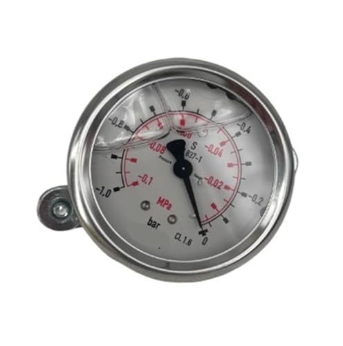 Differential Pressure Gauge EN837-1 213.53.063-1...0 Bar/-0.1...0Mpa Axial 63mm G1/4 Transmitter For Factory Measurements, Industrial Applications, Etc von HEXEH