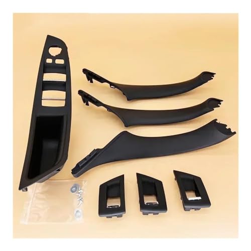 HEXEH Auto-Außentürgriffe Auto-Innentür-Zuggriff-Panel-Abdeckung Für 5er F10 F11 F18 2010–2016 51417225875 Türgriff(Black 1 set) von HEXEH