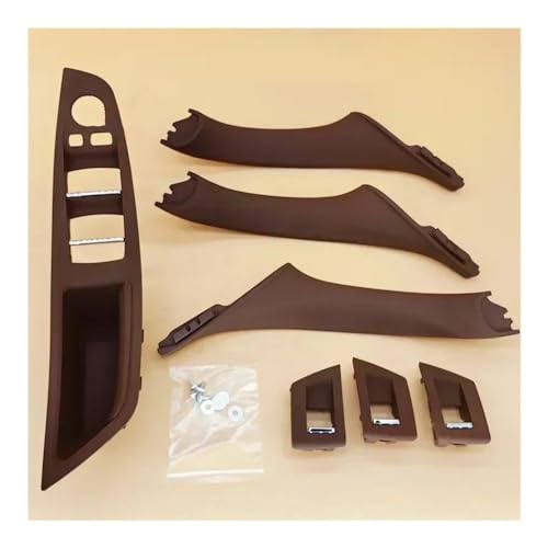 HEXEH Auto-Außentürgriffe Auto-Innentür-Zuggriff-Panel-Abdeckung Für 5er F10 F11 F18 2010–2016 51417225875 Türgriff(Wine Red 1 set) von HEXEH