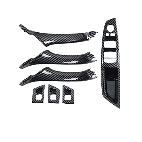 HEXEH Auto-Außentürgriffe Autoinnentürgriff Armlehnenverkleidung Pull Trim Cover Set Für 5er F10 F11 520i 523i 525i 528i 530i RHD Rechtsfahrer Türgriff(11 Star Yellow) von HEXEH