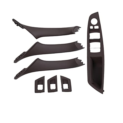 HEXEH Auto-Außentürgriffe Autoinnentürgriff Armlehnenverkleidung Pull Trim Cover Set Für 5er F10 F11 520i 523i 525i 528i 530i RHD Rechtsfahrer Türgriff(6) von HEXEH
