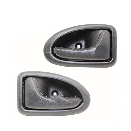 HEXEH Auto-Außentürgriffe Für Megane I 1995–2002 Für Clio II 1998–2008 Linker Und Rechter Türinnengriff Für Scenic I 1999–2005 Für Trafic II 2001–2014 Türgriff(Left And Right Black) von HEXEH