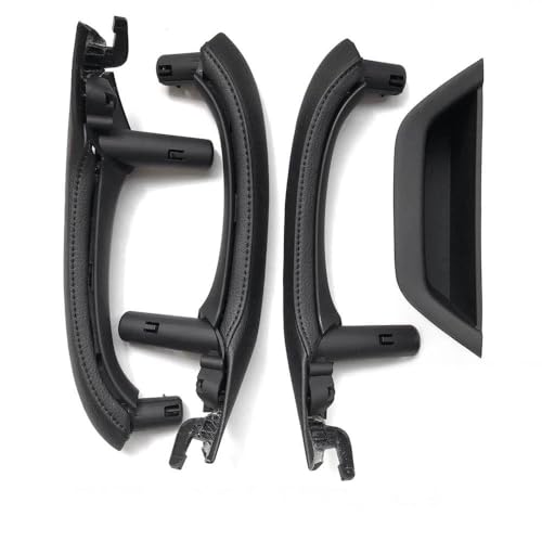 HEXEH Auto-Außentürgriffe LHD RHD Innentürgriff Mit Lederbezug Kompletter Satz Für X3 X4 F25 F26 2010–2016 Türgriff(RHD 7PCS Black) von HEXEH