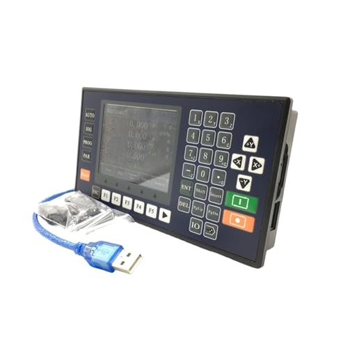 HEXEH TC55 1/2/3/4 Achsen Offline Motion Controller Programmierbare 3,5 Zoll CN-C Controller Motion Controller for Servo/Motor Stepper (Size : 2 Axis) von HEXEH