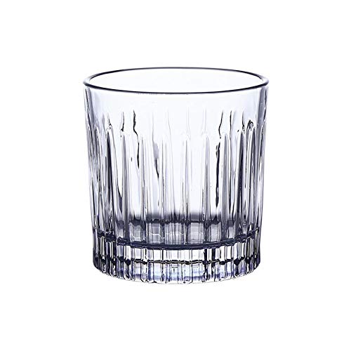 HEXEH Trinkglas Gestreiftes Cocktail-Glas im japanischen Stil, Retro-Spirituag-Lassen, Bar spezielles klassisches Whiskyglas, Scotch-Wodka, Rum, Gin, Cognac Trink Gläser (Color : Blauw) von HEXEH