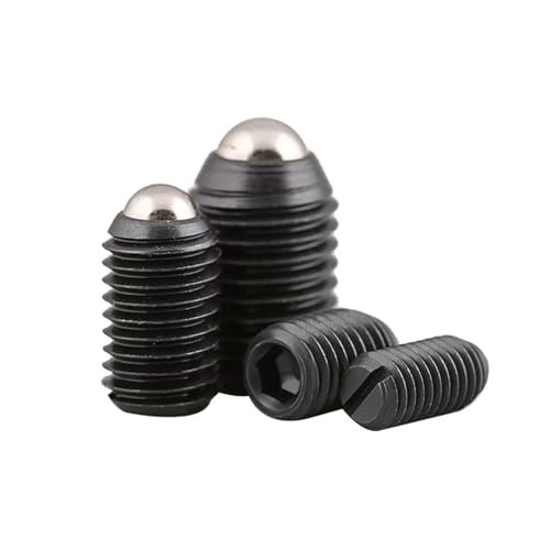 1/2/5/10 STÜCKE Edelstahlkugel und Sechskantfederkolben Kugelkolbenvorrichtung 12,9 Klasse(2PCS,M6X12mm) von HEXHUASR