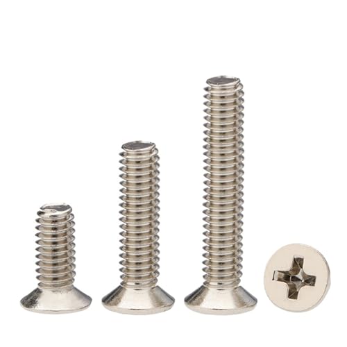 100 teile/los M1.2 M1.4 M1.6 M1.7 M2 M2.5 M3 M4 KM Schraube Vernickelt Elektronische Reparatur Schraube(5mm x100pcs,M1.2) von HEXHUASR