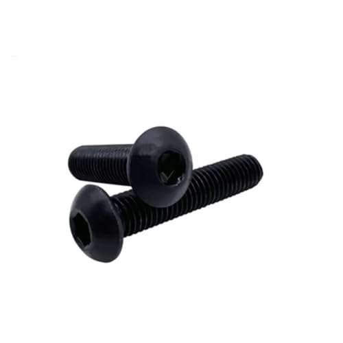 1000 teile/los großhandelspreis M1.6 M2 M2.5 M3 M4 M5 stahl mit schwarz ISO7380 Kopf Innensechskant-knopfkopfschrauben(4mm) von HEXHUASR