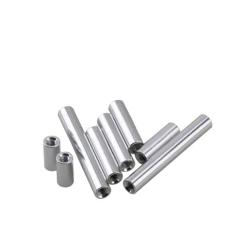 2-10 teile/los M2 M2.5 M3 M4 M5 M6 M8 M10 * L Runde aluminium standoff spacer Stud verlängern lange mutter L = 6 BIS 100((L)50mm,M4 5PCS) von HEXHUASR