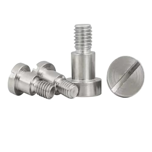 2 Stück - 10 Stück M3 M4 M5 M6 304 Edelstahl Schlitz Einwortschlitz Positionierung Schulter Schritt Schraube Stopfen Begrenzung Schraube Lagerbolzen(16mm (L)) von HEXHUASR