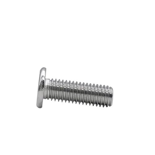 2 Stück - 100 Stück M1.4 M1.6 M2 M2.5 M3 M4 M5 M6 M8 M10 Innensechskantschraube aus Edelstahl, ultradünn, superniedrig, flache Waferkopfschraube(X6mm) von HEXHUASR