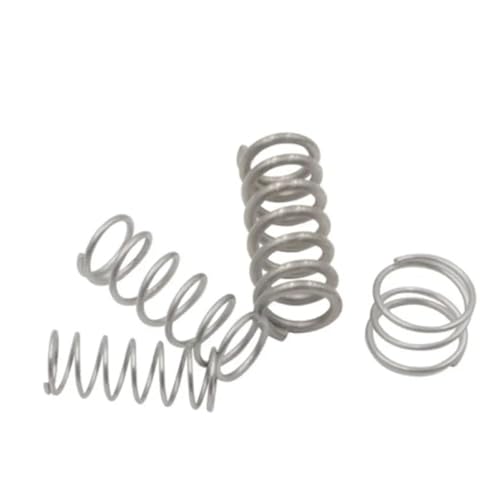 20 teile/los 0,3mm Edelstahl Micro Kleine Druckfeder OD 2mm/3mm/4mm/5mm/6mm Länge bis 50mm(5mm,3mm) von HEXHUASR