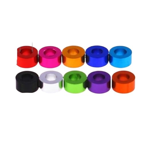 20 teile/los m3 m4 aluminium flache washer M3 * 6 * 0.5/1/1.5/2/2.5/3/4/5/6/8/10mm M4 bunte Eloxiertem aluminium Scheiben Dichtung(M4X8X10 20pcs,Purple) von HEXHUASR