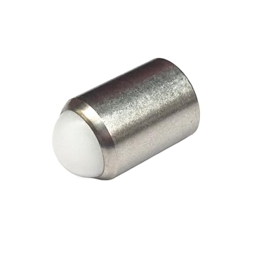 304 Edelstahl Keine Schritte Kunststoff Ball Kopf Frühling Feste Plunger M2M3M4M5M6M8M10M12(5pcs M5X6) von HEXHUASR