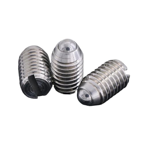 304 Edelstahl Kugelkopf Plunger Schlitzfeder Positionierung Plunger Schraube M3M4M5M6(10pcs M6X8) von HEXHUASR