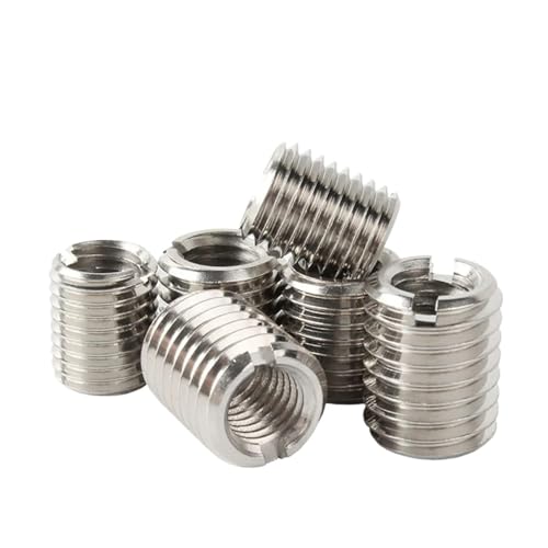 304 Edelstahl Schlitz Innen Außen Gewinde Adapter Schraube M2-12Draht Gewinde Einsatz Hülse Umwandlung Mutter Koppler Convey1244(M4-M6X6X5pcs) von HEXHUASR