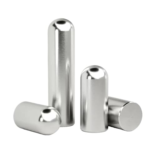 304 Edelstahl Solide Runde Kopf Zylindrischen Pin Ortung Dübel M 0,8 M1 M 1,2 M 1,5 M 1,8 M2 M 2,3 M 2,5 M 2,8 M3 M 3,5 M4 M5 M6(M1.8 (50pcs),8mm) von HEXHUASR