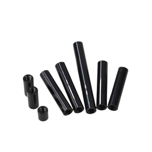 5-10 teile/los M2 m2.5 M3 M4 M5 schwarz runde aluminium standoff Spalte stangen Runde Aluminium Spacer(25mm) von HEXHUASR