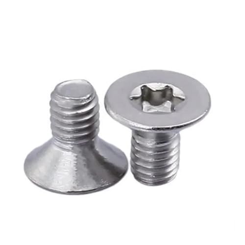 5-100 Stück M1.4 M1.6 M2 M2.5 M3 M4 M5 M6 M8 GB2673 304 Edelstahl Sechslappen-Torx-Senkkopfschraube Sechslappenbolzen(8mm) von HEXHUASR