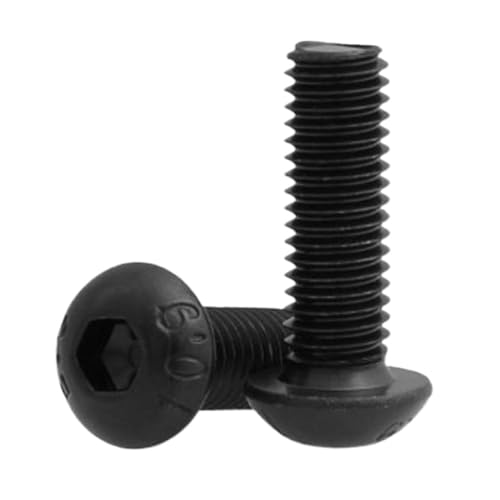 5-50 STÜCKE M3 M4 M5 M6 M8 iso7380 G10.9 oder Edelstahl 304 Innensechskant-Knopfschraube(X 25MM_M8 5PCS) von HEXHUASR