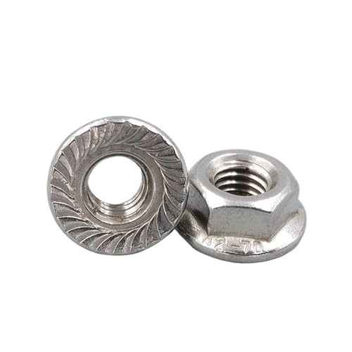 5 STÜCKE DIN6923 edelstahl Feingewinde Flansch sechskantmutter M8 * 1,0 M10 * 1,0 M10 * 1,25 M12 * 1,25 M12 * 1,5(M6X0.75 5PCS) von HEXHUASR