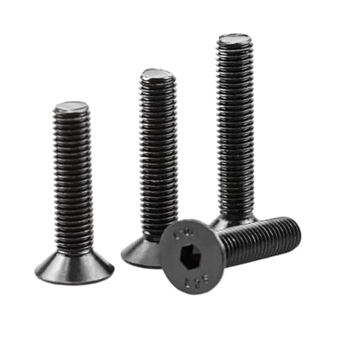 5 Stück – 100 Stück M1.6 M2 M2.5 M3 M3.5 M4 M5 M6 M7 M8 Klasse 10.9 DIN7991 Sechskant-Innensechskant-Senkkopfschraube(16mm) von HEXHUASR