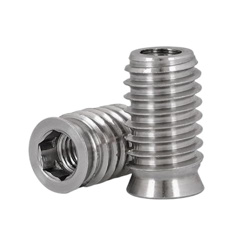 5 stücke 304 Edelstahl M4 M5 M6 M8 Innensechskant-antrieb Einsatzmuttern Gewinde for Holzmöbel(M4x10 5pcs) von HEXHUASR