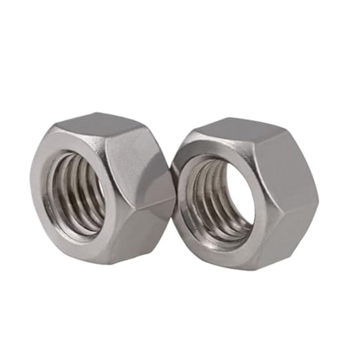 500-1000 Stück metrisches Gewinde M1 m1.2 m1.4 m1.6 m2 m2.5 m3 m4 m5 Sechskantmuttern aus Edelstahl DIN934 Sechskantmutter Schraubenmutter(M5 1000PCS) von HEXHUASR