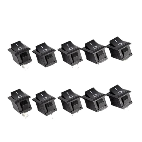 HEXHUASR 10 Teile/los 2 Pin 12V Auto Boot Runde Dot Licht AUF/OFF Rocker Kippschalter Werkzeug Schwarz HEXHUASR 10 Teile/los 2 Pin 12V Auto Boot Runde Dot Licht AUF/OFF Rocker Kippschalter Werkzeug Schwarz von HEXHUASR