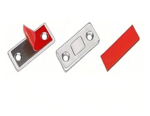 HEXHUASR 2er-Pack ultradünner Schrank-Magnetverschluss, selbstklebender Schubladen-Magnetverschluss for Schließen von Küchenschranktüren, magnetischer Türverschlussschließer HEXHUASR 2er-Pack ultradünner Schrank-Magnetverschluss, selbstklebender Schubladen-Magnetverschluss for Schließen von Küchenschranktüren, magnetischer Türverschlussschließer von HEXHUASR