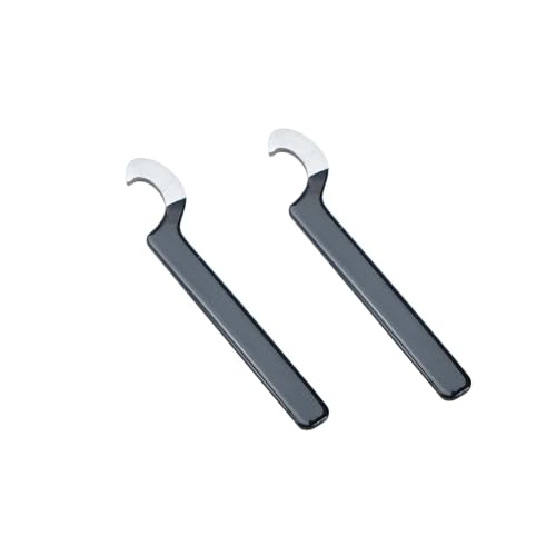HEXHUASR Standard-Bierhahnschlüssel aus Metall. Robuster Zapfhahnschlüssel mit weichem Vinylgriff. Befestigt Zapfhähne an Bierzapfen und -Turm.(2 pcs) von HEXHUASR