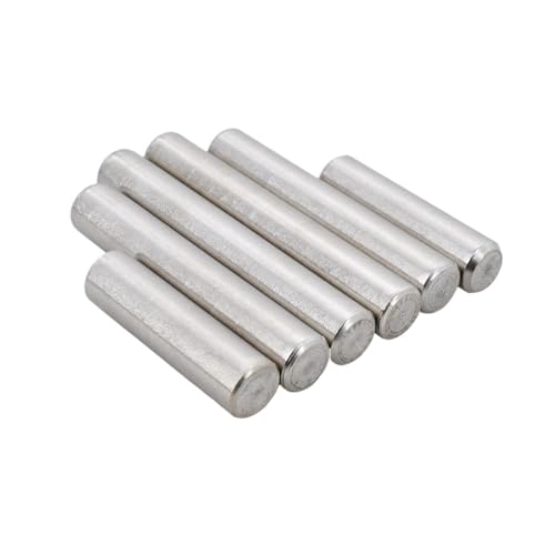 M1 M1.5 M2 M2.5 M3 M3.5 M4 M5 M6 Zylindrischer Stift, Positionierungsdübelschaft, solide Befestigungsmetallstange, fester Verriegelungsstift aus Edelstahl 304(4mm (30pcs)) von HEXHUASR