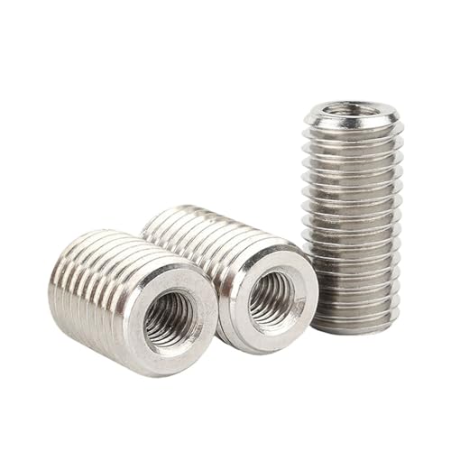 M2 M2.5 M3 M4 M5 M6 M8 M10 M12 M14 M16 304 Edelstahl Innen Außengewinde Adapter Schraube Muttern Einsatz Hülse Konverter Mutter(M5-M10 (5pcs)) von HEXHUASR