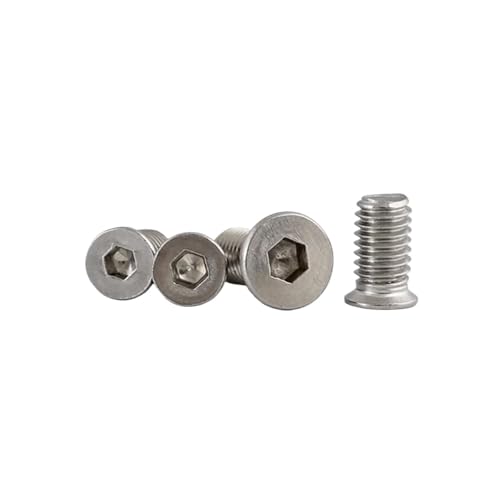 M2M3M4M5M6 304 Edelstahl Nicht-Standard Kleiner Kopfdurchmesser Dünne Senkkopf Innensechskantschraube(50pcs M2X8X3) von HEXHUASR