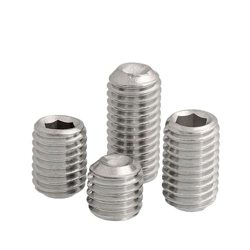 M3 M4 M5 M6 M8 M10 316 Edelstahl Sechskant Innensechskant Ringschneide Stellschraube Kopfloser konkaver Endbolzen(16mm) von HEXHUASR