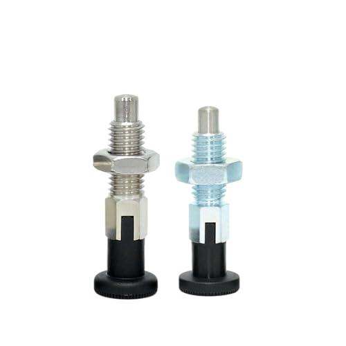 M6 Selbstsichernder Indexkolbenstiftknopfkolben Grobgewindetyp Feste selbstsichernde Indexierungspositionierungsstifte(M6-1mm MT302F) von HEXHUASR
