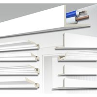 2 Meter Kabelkanal und Rohrabdeckung, alle Modelle - pu Stuck stoßfest - Perfect:AB298 - 90x160mm 2 Meter Kabelkanal und Rohrabdeckung, alle Modelle - pu Stuck stoßfest - Perfect:AB298 - 90x160mm von HEXIM PERFECT