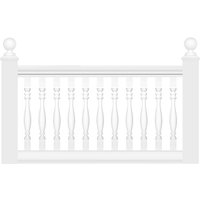 Balustrade Geländer aus pu Kunststoff - resistent, stoßfest, leicht Perfect: Handlauf M1012 - 2 Meter von HEXIM PERFECT