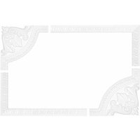 Hexim Perfect - Wand- und Deckenumrandung Fries Stuck Rahmen stoßfest AC225: Flachleiste AC225 6.74 €/m von HEXIM PERFECT